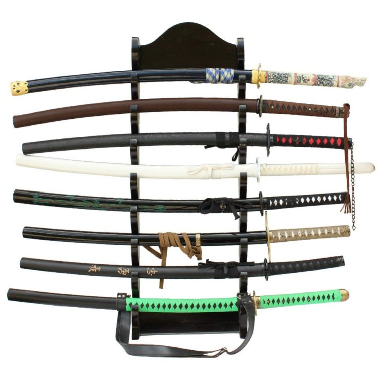 Eight Tier Solid Wall Sword Display