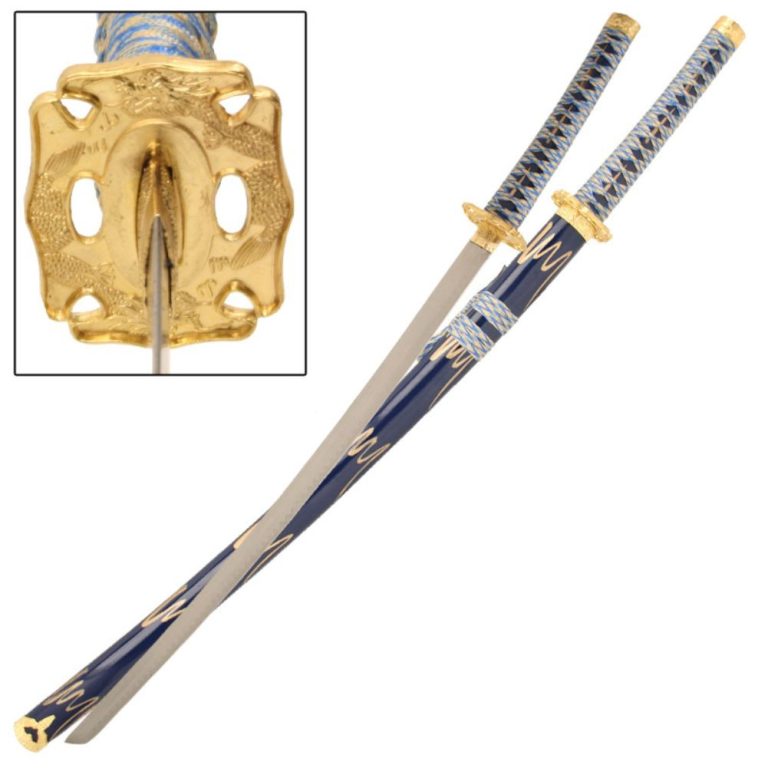 Golden Dragon Japanese Sword