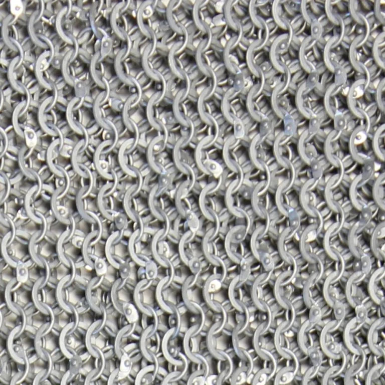 Medium Aluminum Chainmail Hauberk for Re-enactment