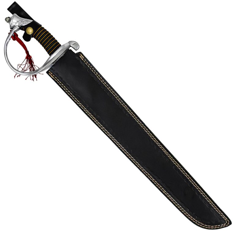 Damascus Steel NCO Marine Sword Replica with Sheath