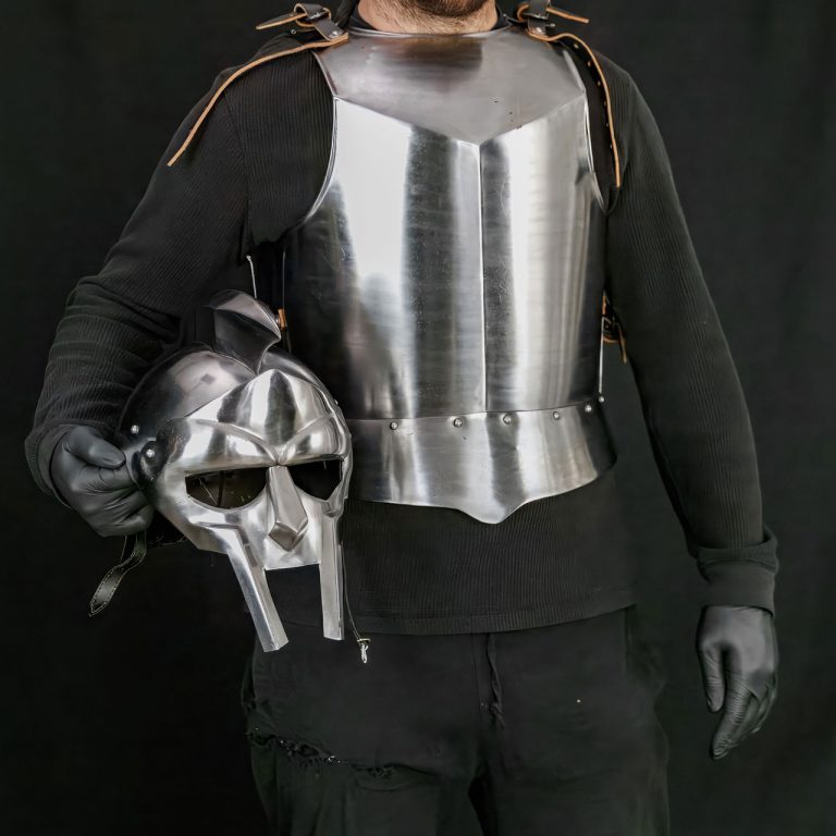 Functional Steel Gladiator Helmet