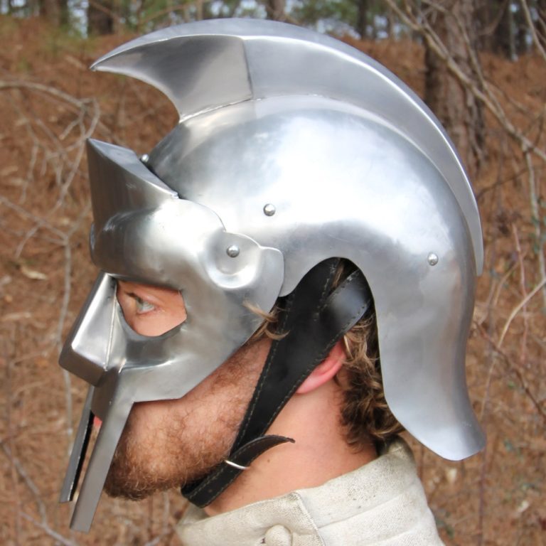 Functional Steel Gladiator Helmet