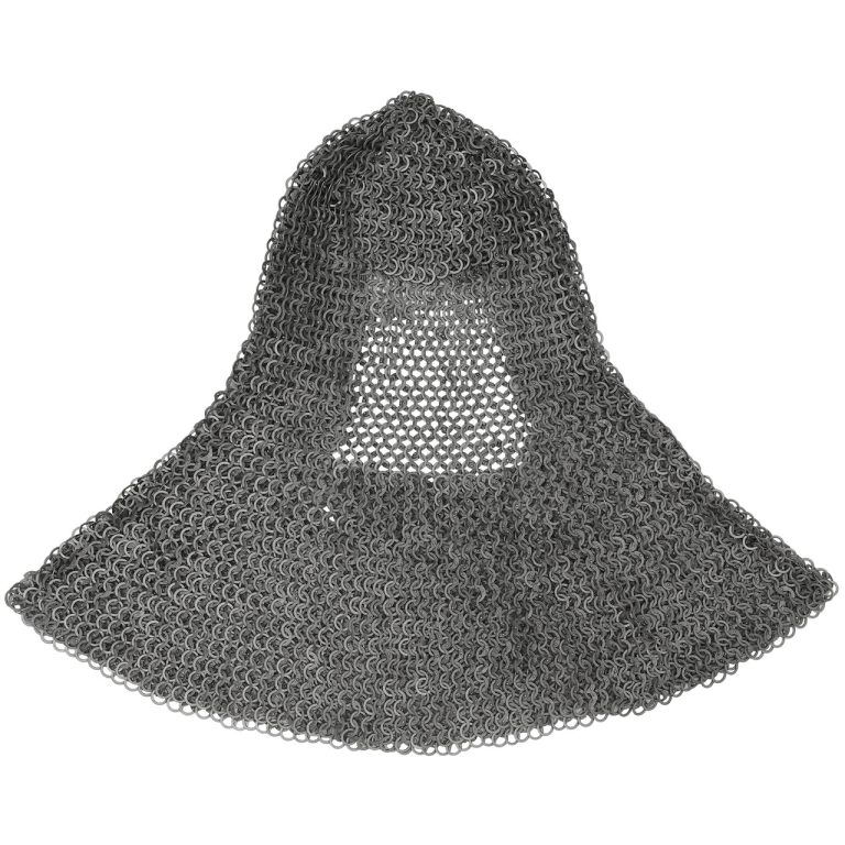 Riveted Mild Steel Chainmail Coif