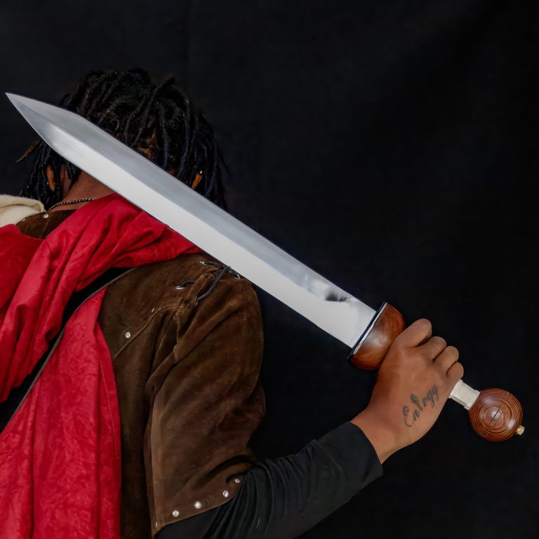 Roman Gladius with EN45 Steel Blade and Bone Handle
