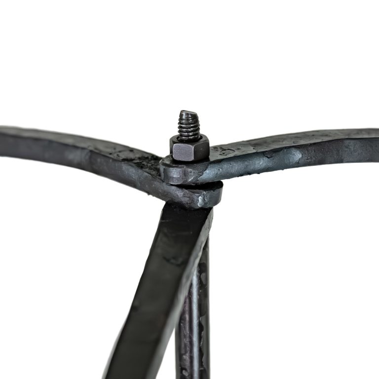 Forged Iron Tripod with Adjustable Pot Hook
