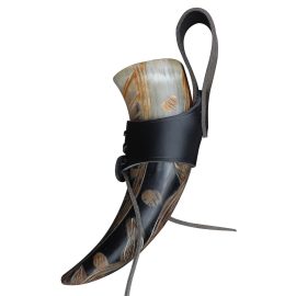 Tree of Life Drinking Horn with Holster