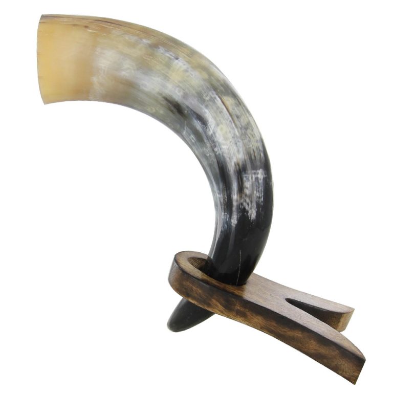 Scandinavian Drinking Horn for Beverages