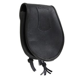 Leather Day Sporran Pouch in Scottish Gaelic Style