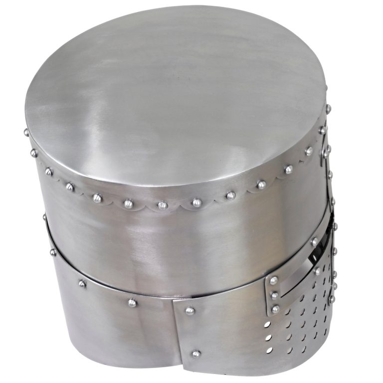 Forged Carbon Steel 18G Templar Knight Helmet