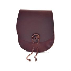 Medieval Leather Pouch for Belt Attachment