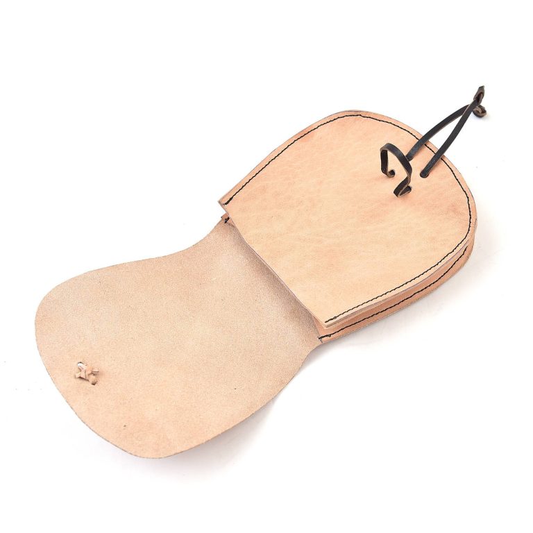 Medieval Leather Pouch for Belt Attachment