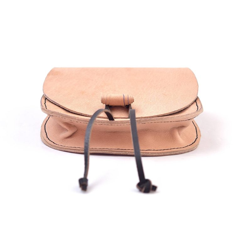 Medieval Leather Pouch for Belt Attachment