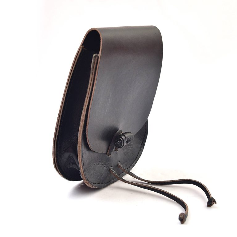Medieval Leather Pouch for Belt Attachment