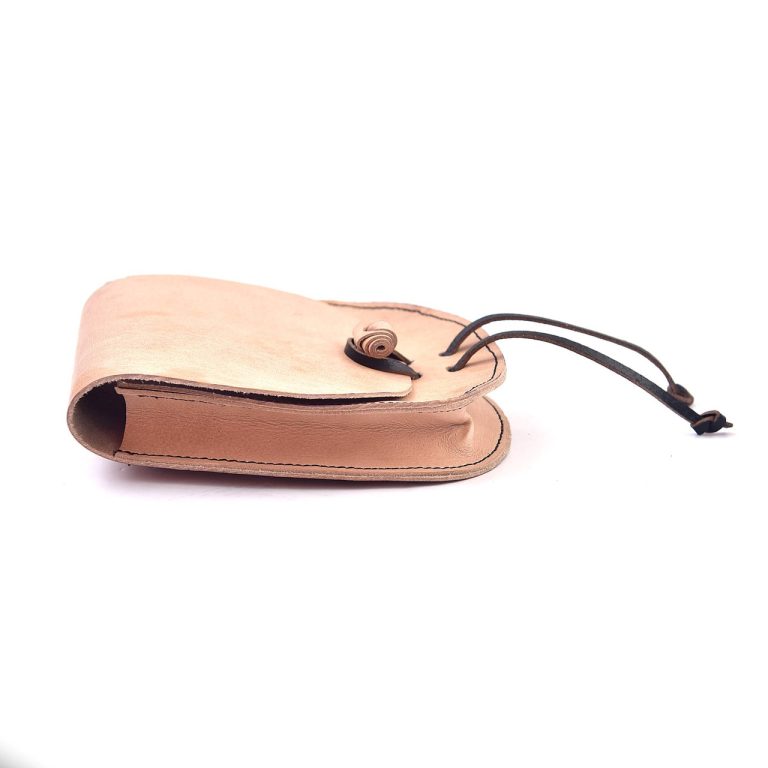 Medieval Leather Pouch for Belt Attachment