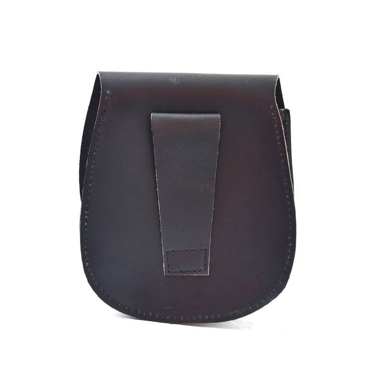 Medieval Leather Pouch for Belt Attachment