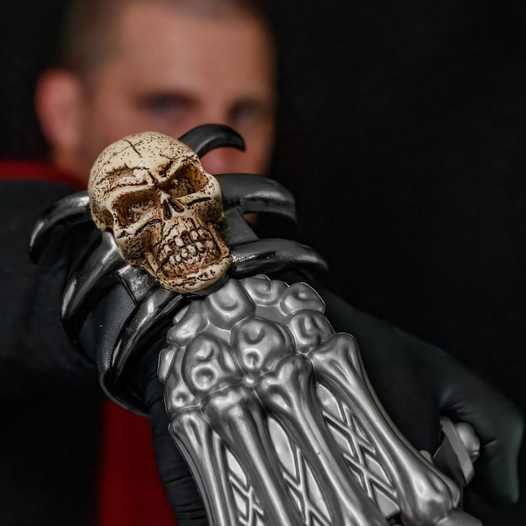 Skull and Bones Gauntlet Hand Claws