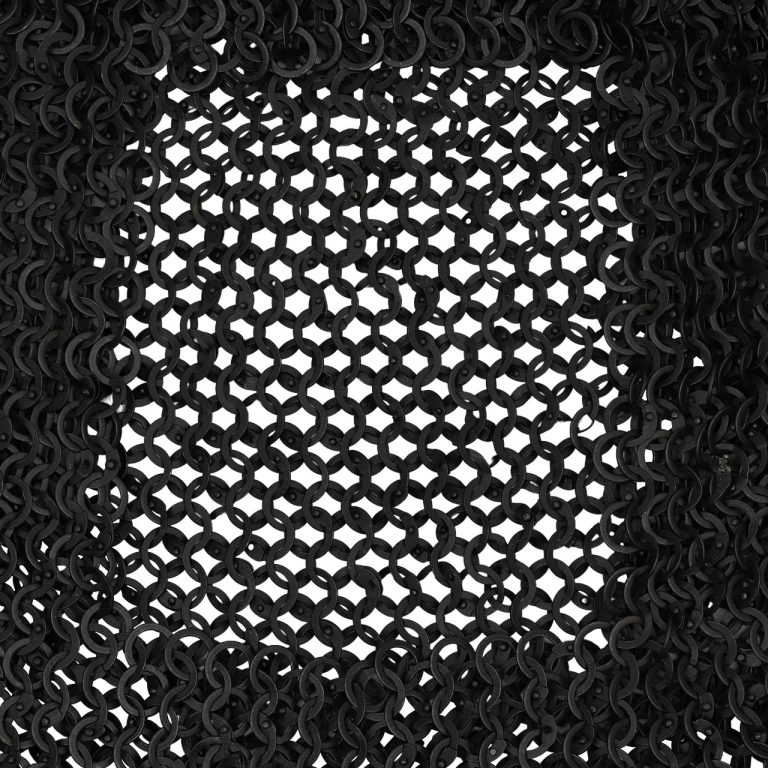 Riveted Steel Chainmail Coif Armor