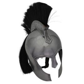 Spartan Troy Helmet with Leather Liner and Plume