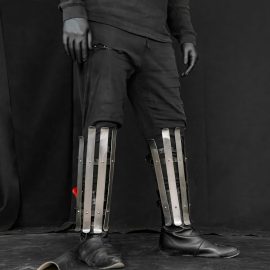 16g Splinted Viking Leg Greaves