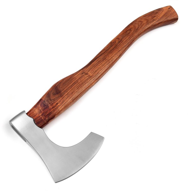 Viking Bearded Battle Axe with Walnut Handle