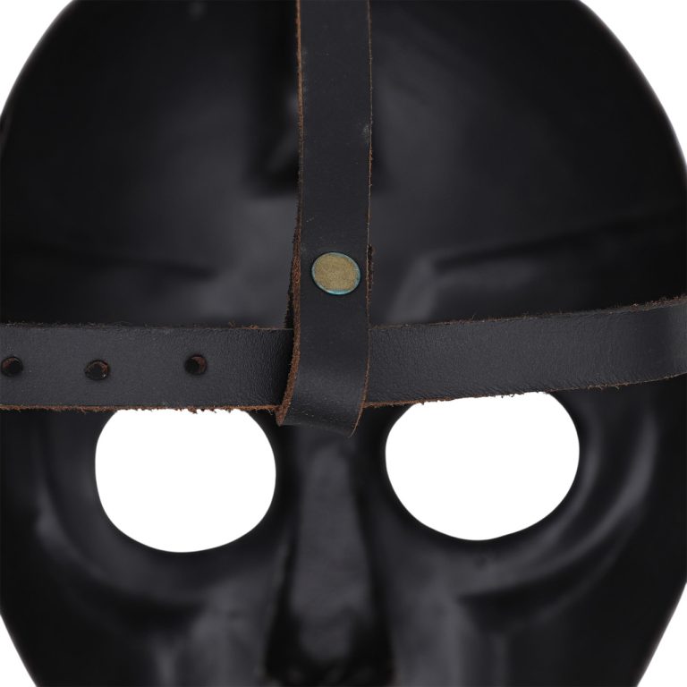 Black Steel Rapper Mask Inspired by MF Doom