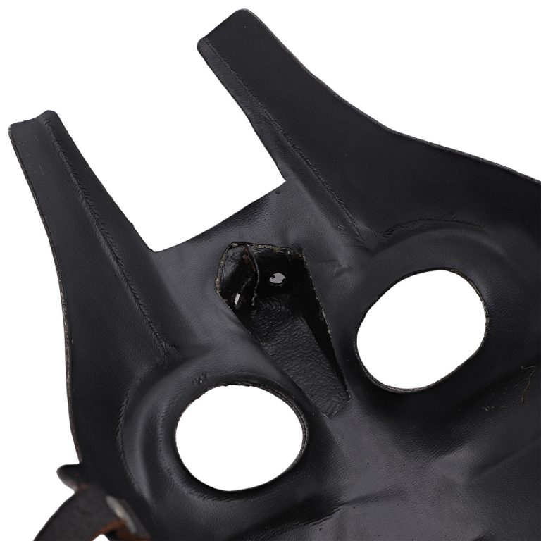 Black Steel Rapper Mask Inspired by MF Doom