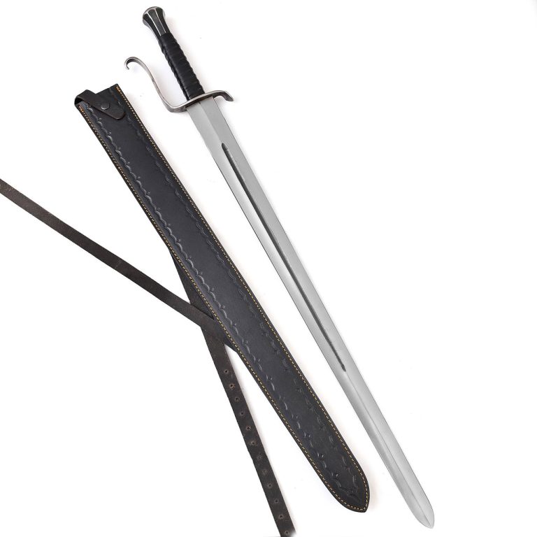 Medieval Longsword with Leather Sheath