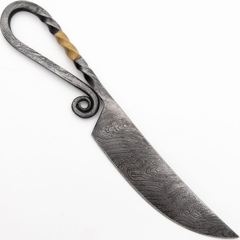 Medieval Full Tang Damascus Knife