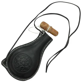 Celtic Emblem Leather Water Bottle 36oz