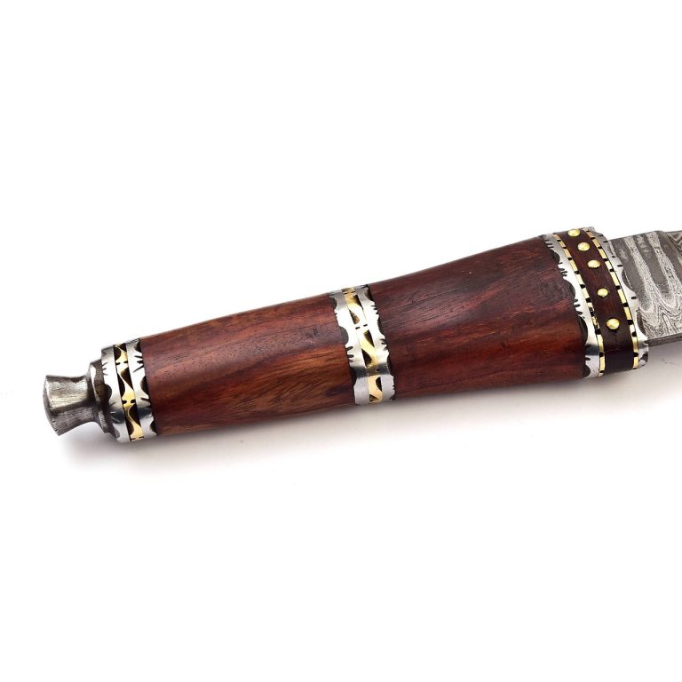 Damascus Steel Double-Edged Ceremonial Dagger