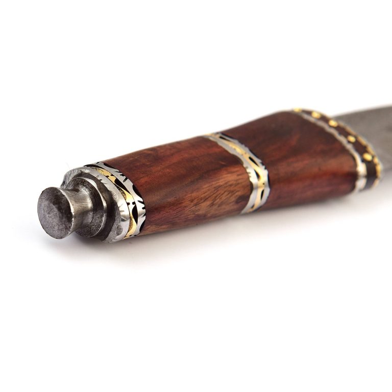 Damascus Steel Double-Edged Ceremonial Dagger