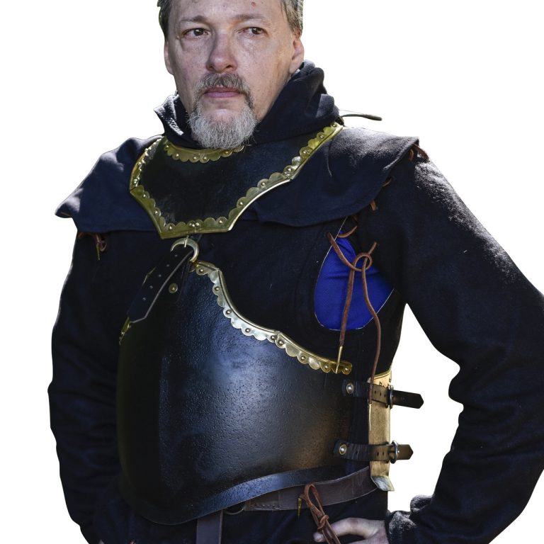 Functional Medieval Cuirass and Gorget Set