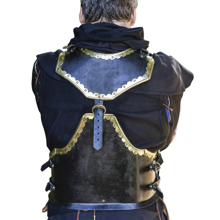Functional Medieval Cuirass and Gorget Set