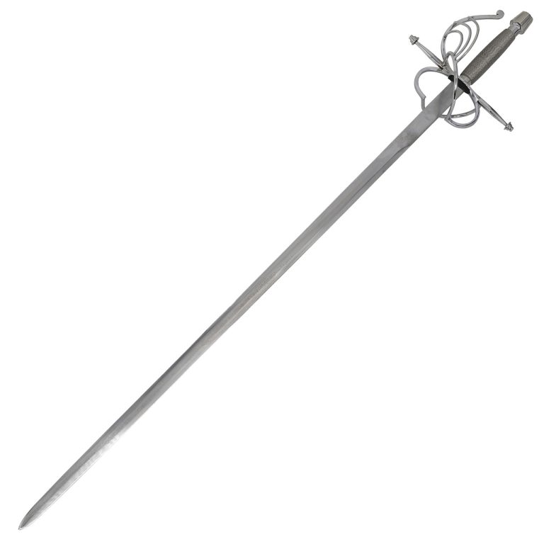 Swept Hilt Rapier with Nickel Silver Fittings