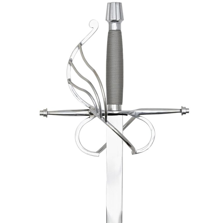 Swept Hilt Rapier with Nickel Silver Fittings