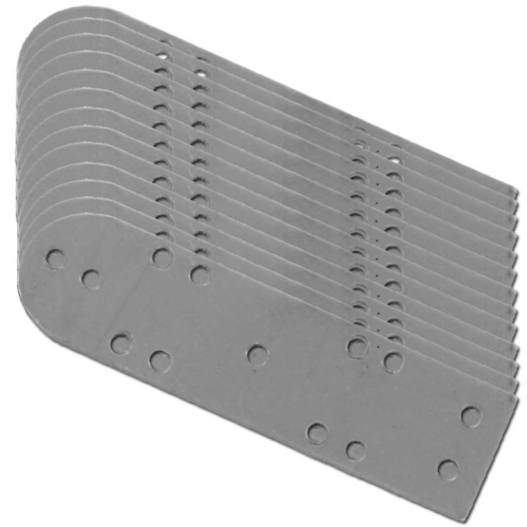 Type 2 Lamellar Steel Armor Plates - 100 Count