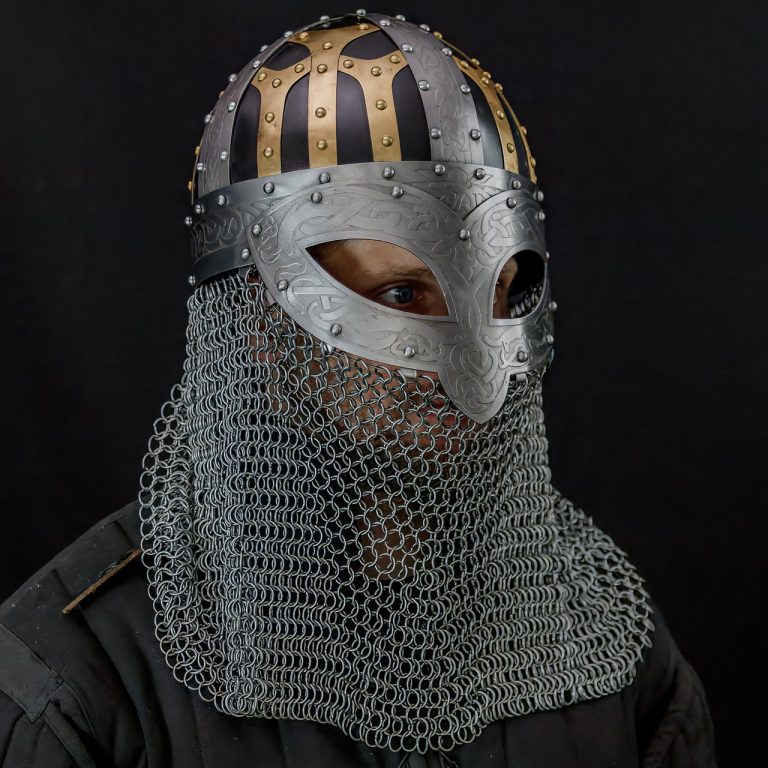 Viking Gjermundbu Style Chainmail Helmet