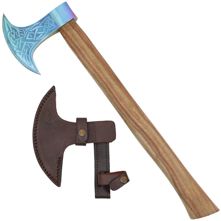 Norse Dane Battle Axe with Titanium Finish