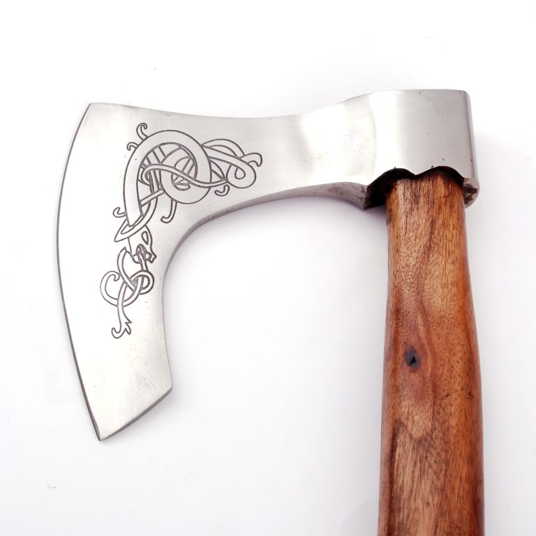 Norse Viking Battle Axe with Sheesham Handle