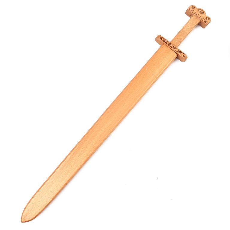 Viking Wood Sword with Scabbard