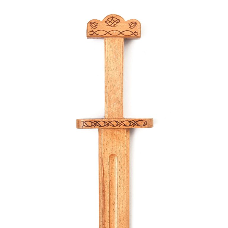 Viking Wood Sword with Scabbard