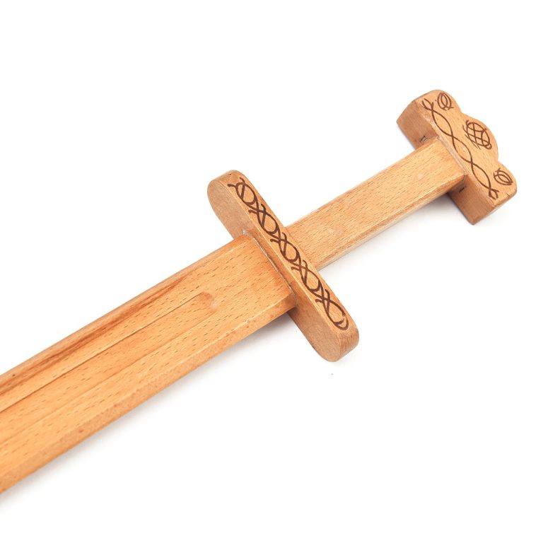 Viking Wood Sword with Scabbard