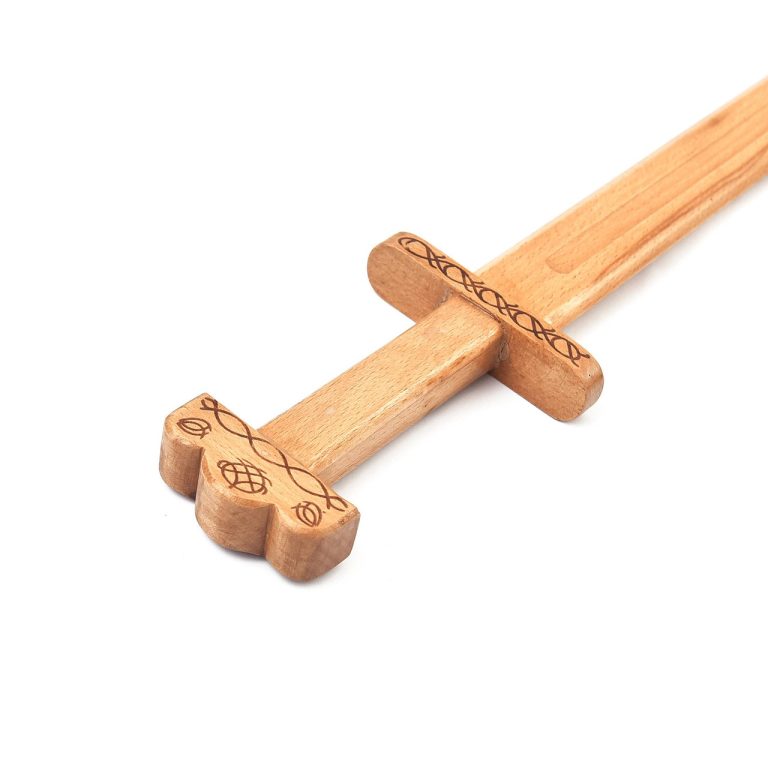Viking Wood Sword with Scabbard