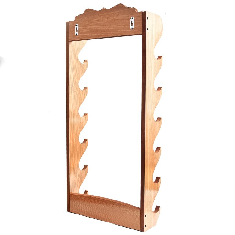 Multi-Tier Wooden Sword Display Rack