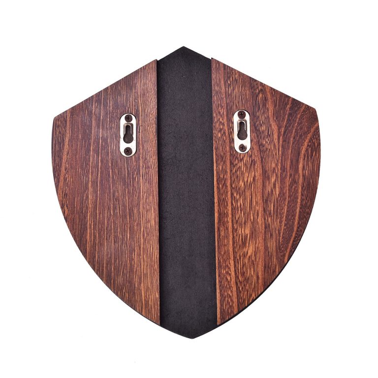 Wooden Shield Wall Mount Display Plaque
