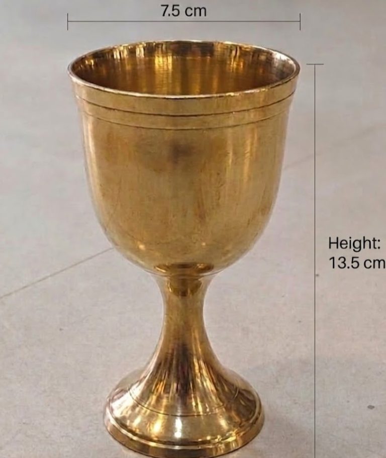 Medieval Brass Chalice