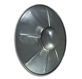 Fluted 14G Steel Buckler Shield