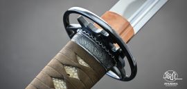 Wolf Katana with Curved Blade Design