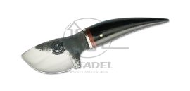 Buffalo Horn Papoose Neck Knife
