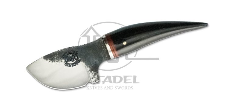 Buffalo Horn Papoose Neck Knife